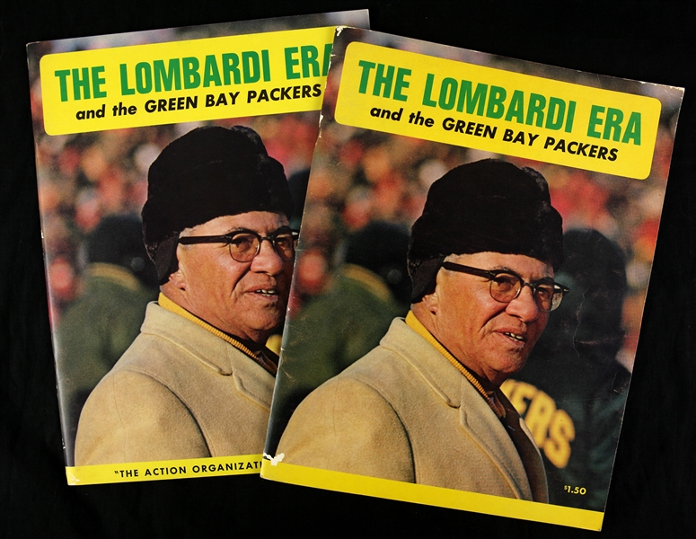 1968 The Lombardi Era & The Green Bay Packers Retrospectives - Lot of 2