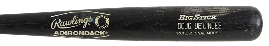 1986 Doug DeCinces California Angels Rawlings Adirondack Professional Model Game Used Bat (MEARS LOA)