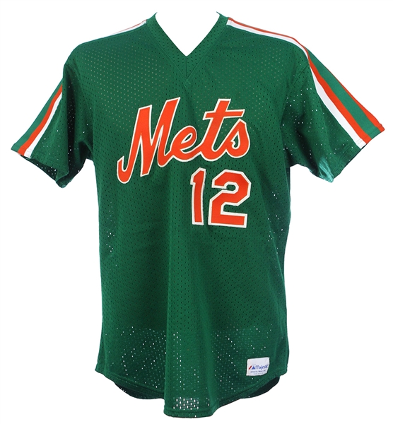 1988-89 Ron Darling New York Mets St. Patricks Day Jersey (MEARS LOA)