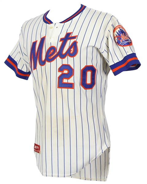 1980 John Pacella New York Mets Game Worn Home Jersey (MEARS LOA)