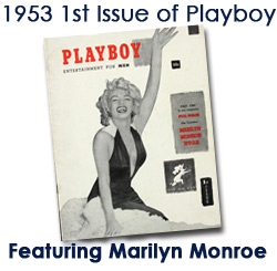 1953 Playboy Issue #1 Starring Marilyn Monroe and a Run from 1954-2007