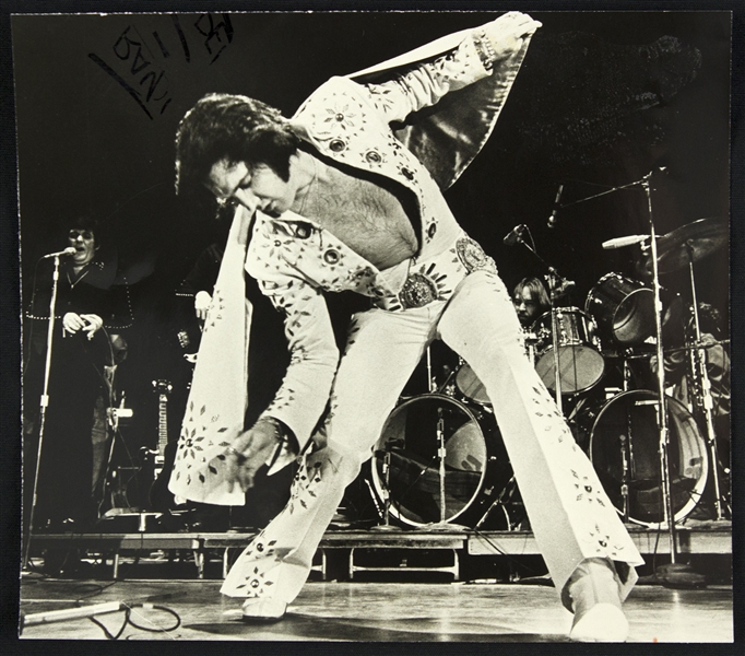 1970s Elvis Presley 6”x7” Original Photo