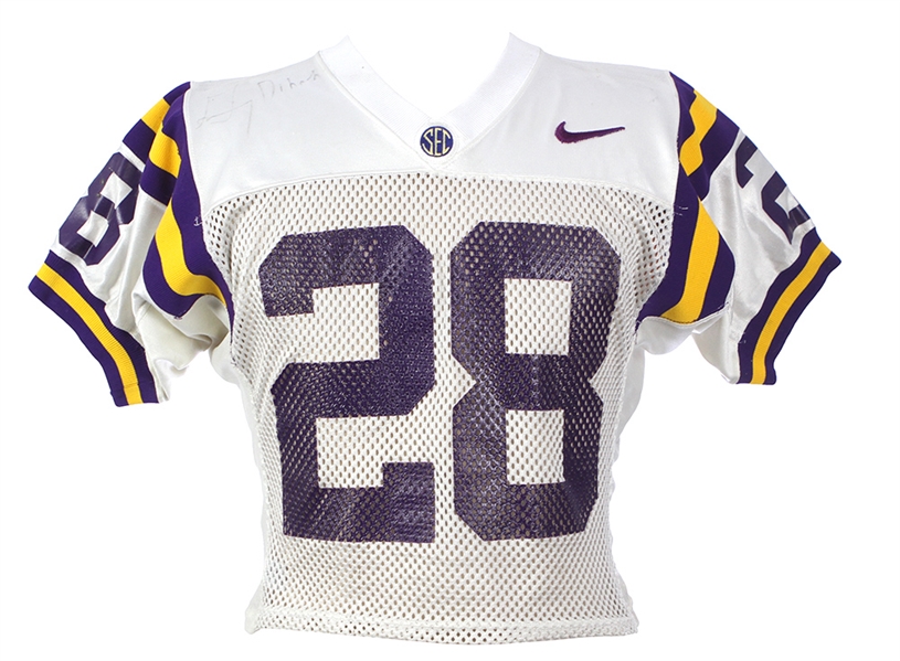 1996 Christopher Green LSU Tigers Game Worn Road Jersey (MEARS LOA)