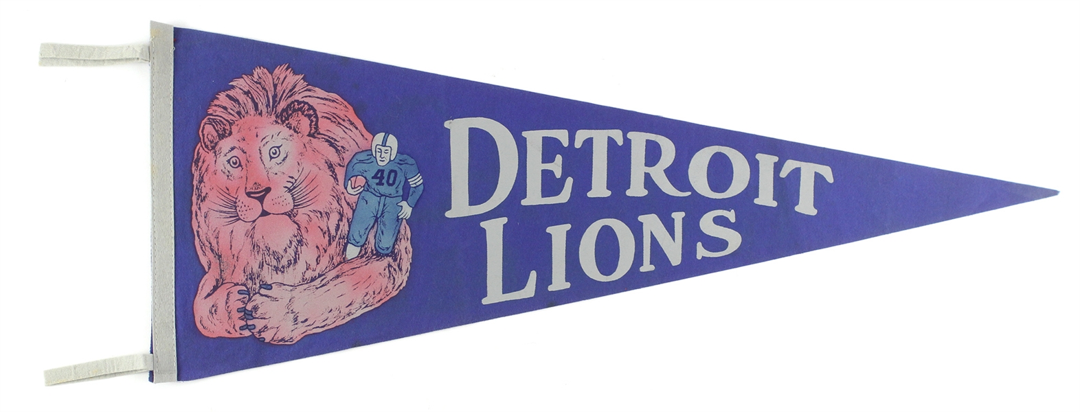 1950s Detroit Lions 29" Full Size Pennant