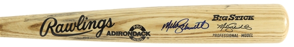 1988 Mike Schmidt Philadelphia Phillies Signed Rawlings Adirondack Game Used Bat (MEARS LOA/JSA)