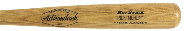 1972-79 Rick Monday Cubs/Dodgers Adirondack Professional Model Game Used Bat (MEARS LOA)
