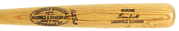 1973-75 George "Boomer" Scott Milwaukee Brewers H&B Louisville Slugger Professional Model Game Used Bat (MEARS LOA)