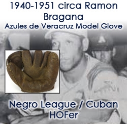 1950s Ramon Bragana Cuban/Mexican League Hall of Fame Player Endorsed Lazaro Salazar Deportes Store Model Fielders Mitt