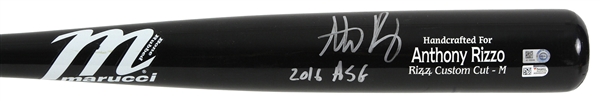 2016 Anthony Rizzo Chicago Cubs Signed Marucci Professional Model All Star Game Issued Bat (MEARS LOA/JSA/MLB Hologram)