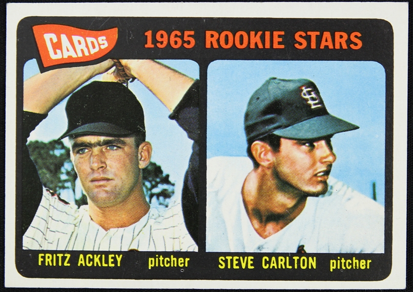 1965 Steve Carlton St. Louis Cardinals Topps Rookie Trading Card 