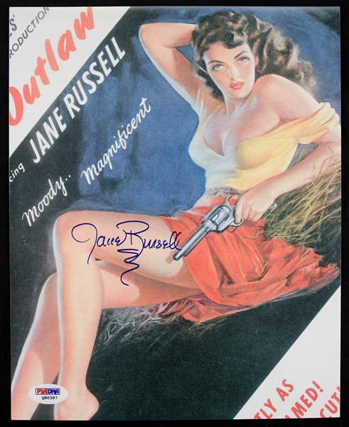 2005 Jane Russell The Outlaw Signed 8.25" x 10.25" Photo (PSA/DNA)