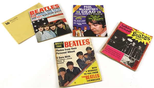 1960s The Beatles Magazine Collection - Lot of 4 