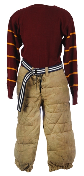 1920s Football Uniform & Quilted Pants Complete Uniform