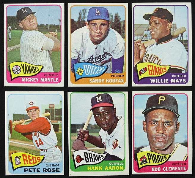 1965 Topps Baseball Trading Cards Complete Set (598/598)