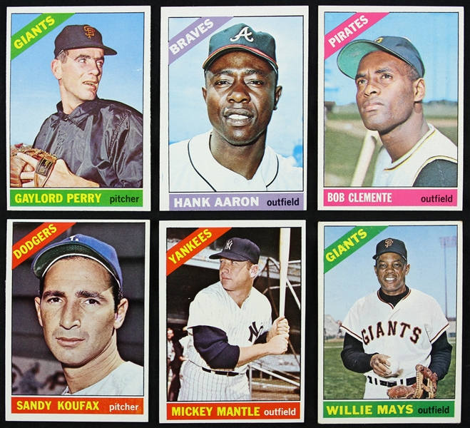 1966 Topps Baseball Trading Cards Complete Set (598/598)