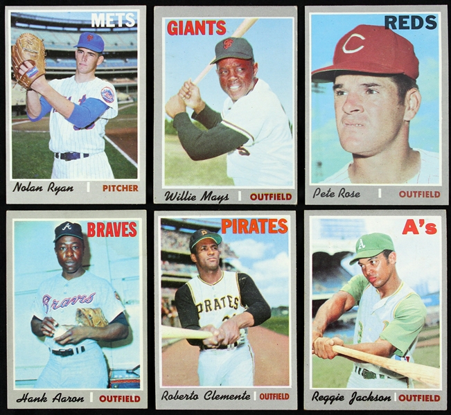 1970 Topps Baseball Trading Cards Complete Set (720/720)