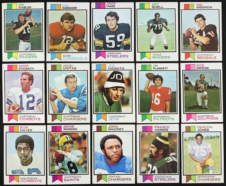 1973 Topps Football Trading Cards Complete Set (528/528)