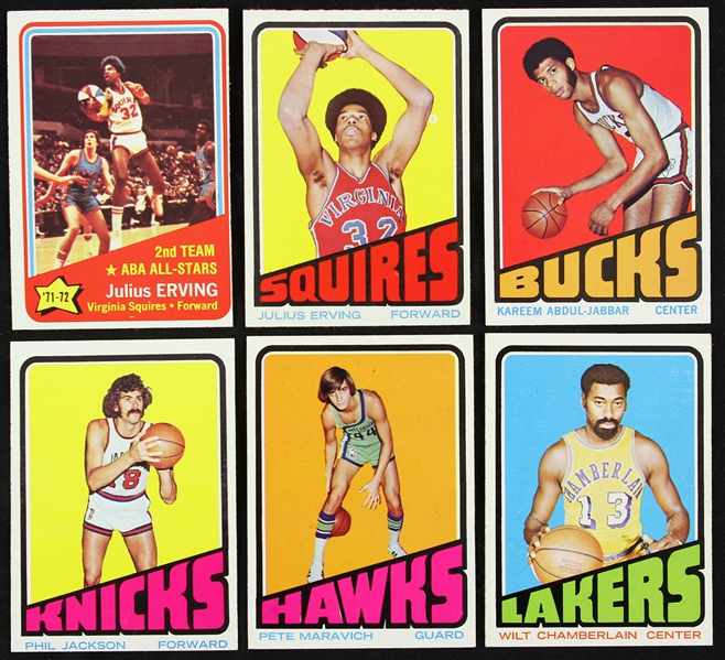 1972-73 Topps Basketball Cards Complete Set (264/264)