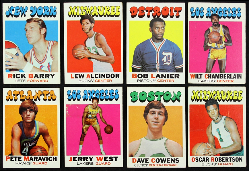 1971-72 Topps Basketball Trading Cards Complete Set (233/233)