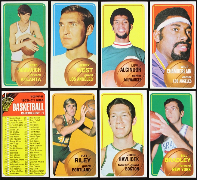1970-71 Topps Basketball Trading Cards Complete Set (175/175)