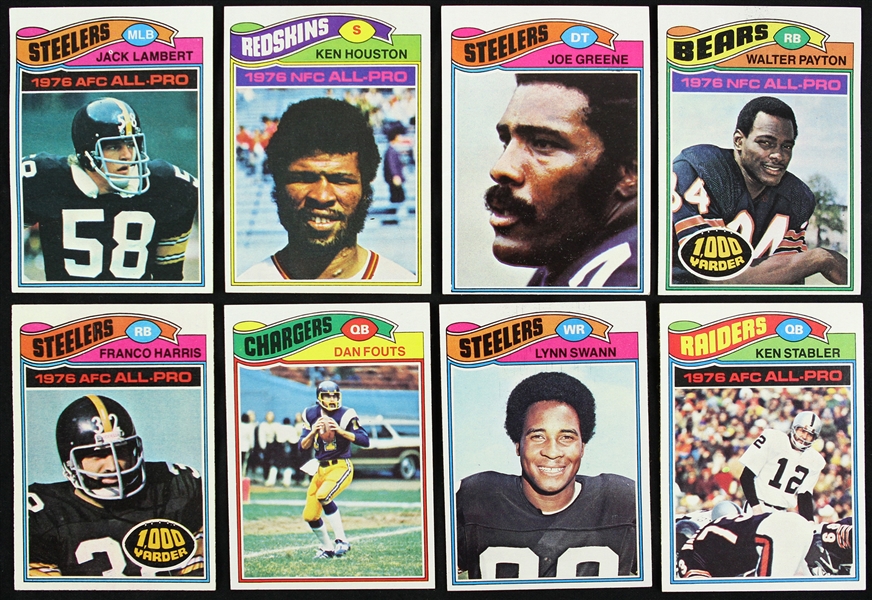1977 Topps Football Trading Cards Complete Set (528/528)