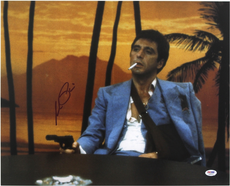 2000s Al Pacino Scarface Signed 16" x 20" Photo (PSA/DNA)