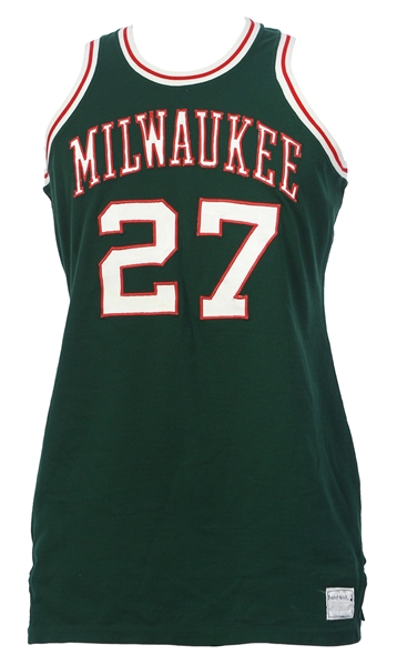1968-69 Rich Niemann Milwaukee Bucks #27 Game Worn Pre Season Road Jersey (MEARS LOA)