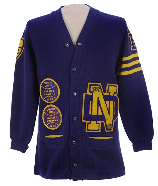 1962-63 Hacking Notre Dame Letter Sweater (MEARS LOA)