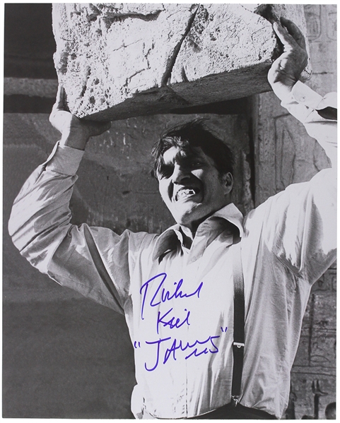 2000s Richard Kiel Jaws James Bond Signed 16" x 20" Photo (JSA)