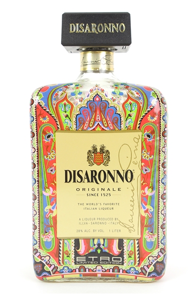 2016 Disaronno Bottle w/ Limited Edition ETRO Design