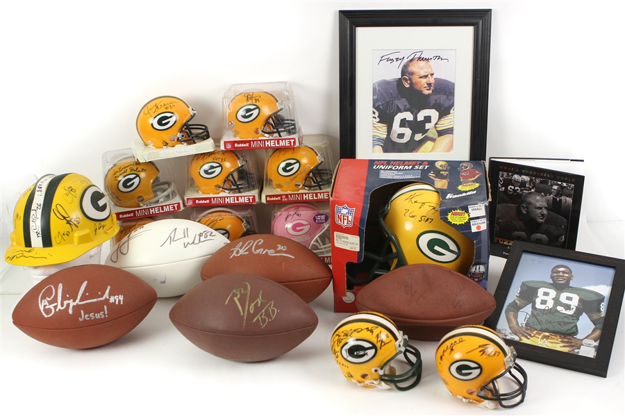 Green Bay Packers Signed Memorabilia Collection (20)