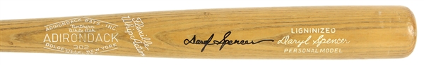 1958-60 Daryl Spencers Giants/Cardinals Signed Adirondack Personal Model Bat (MEARS LOA/JSA)