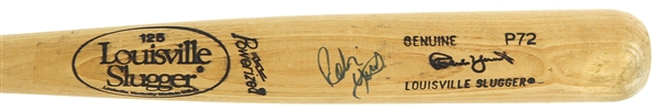 1986-89 Robin Yount Milwaukee Brewers Signed Louisville Slugger Professional Model Bat (MEARS A5/JSA)