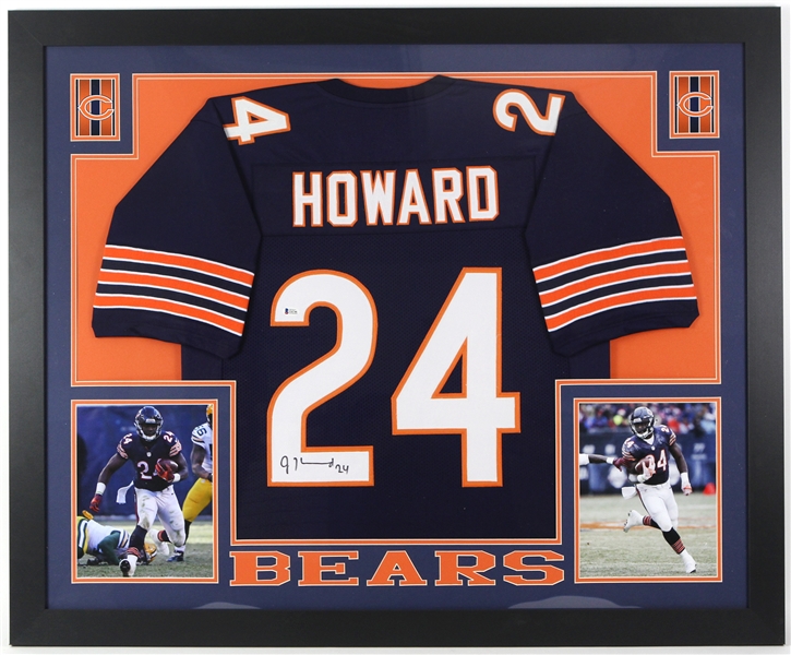 2016-17 Jordan Howard Chicago Bears 36" x 44" Framed Display w/ Signed Jersey (*Beckett*)