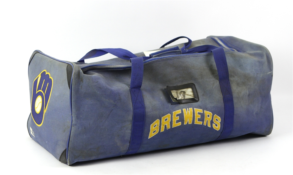 1991-93 Robin Yount Milwaukee Brewers Starter Equipment Bag (MEARS LOA)