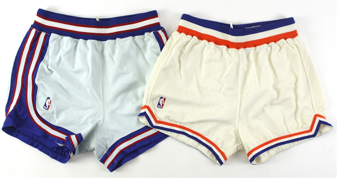 1985-89 Game Worn Basketball Uniform Shorts - Lot of 6 w/ Ron Harper, Mugsy Bogues & More (MEARS LOA)