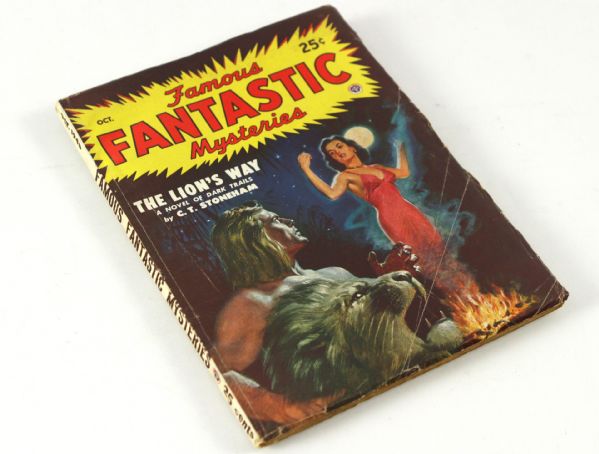 1948 (0ctober) Famous Fantastic Mysteries (The Lion’s Way by C.T. Stoneham)