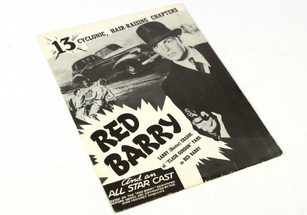 1938 Buster Crabbe Red Barry 8.5”x11” Accessories Catalog