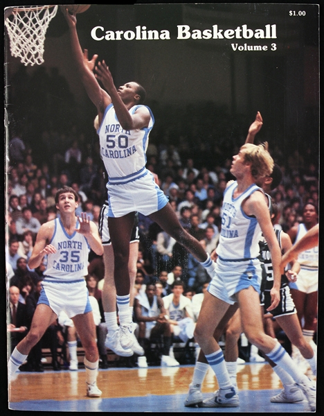 1983-84 North Carolina Tar Heels Carolina Basketball Volume 3 Magazine