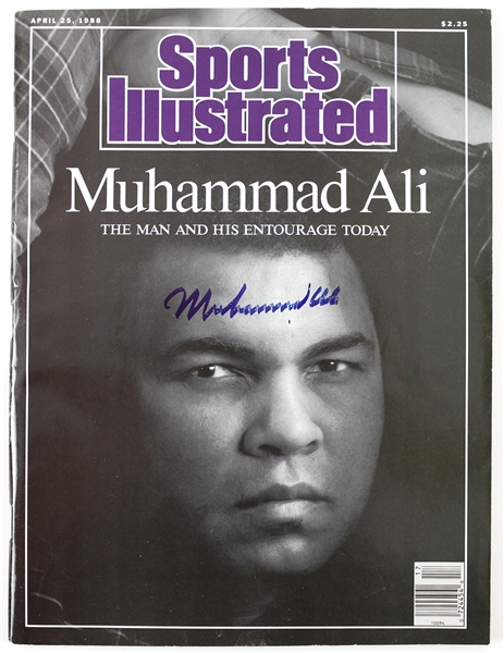1988 Muhammad Ali Signed Sports Illustrated (JSA)