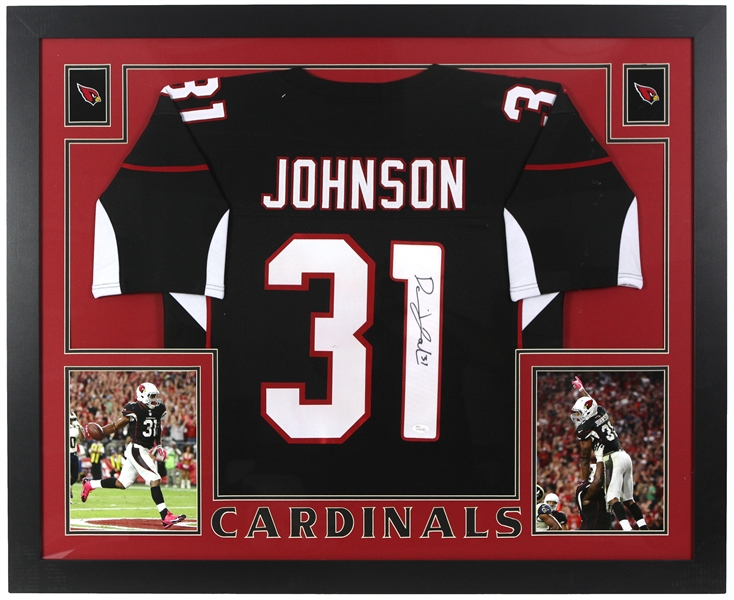 2015-17 David Johnson Arizona Cardinals 36" x 44" Framed Display w/ Signed Jersey (*JSA*)