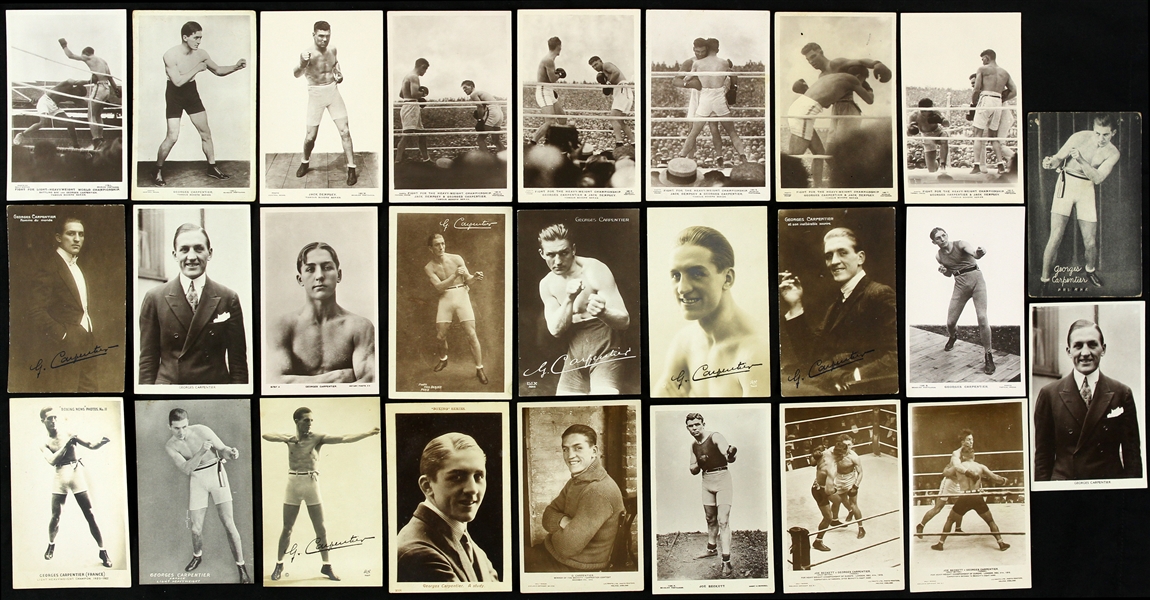 1920s Boxing Postcards Collection (Lot of 43)