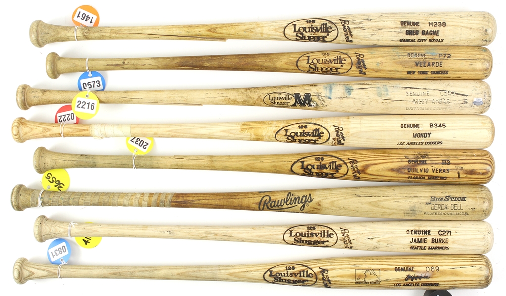 1980s-2000s Professional Model Game Used Bat Collection - Lot of 25 w/ Charles Johnson, Harold Baines, Todd Zeile, Greg Gagne & More (MEARS LOA)