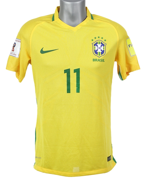 2017 Philippe Coutinho Brazil National Soccer Team Jersey