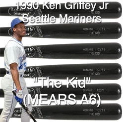 1990 Ken Griffey Jr. "The Kid" Louisville Slugger Game Used Bat (MEARS A6)