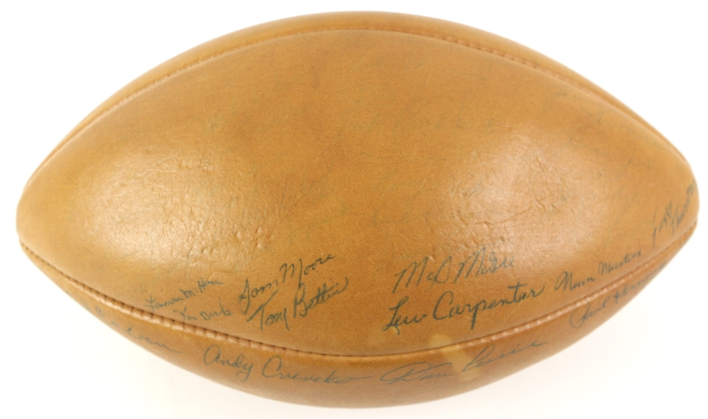 1961 Green Bay Packers Autographed Football 