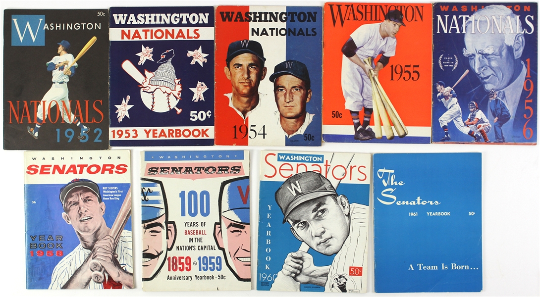 1952-1965 Minnesota Twins Year Book Collection (16)