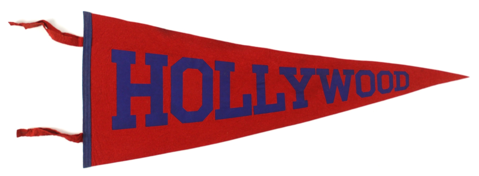 1940s PCL Vintage Hollywood Red 29” Pennant