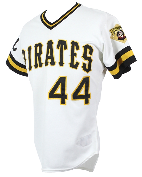 1988 John Cangelosi Pittsburgh Pirates Team Issued Home White Jersey (MEARS LOA)
