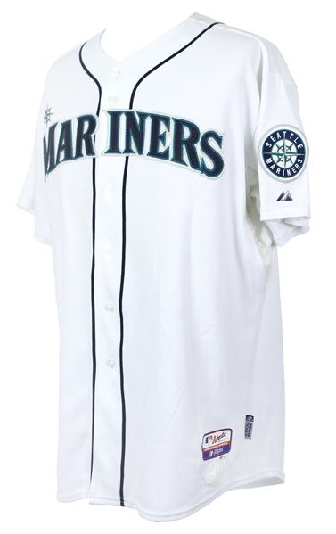 2008 Richie Sexson Seattle Mariners Team Issued Home White Jersey (MEARS LOA)
